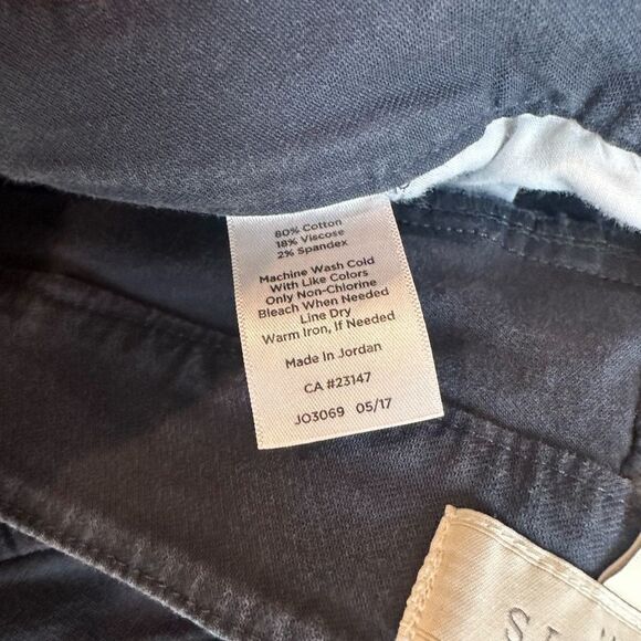 Talbots Chino Style Pants Navy Blue Size 8 - Picture 8 of 12